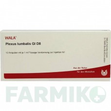 ПЛЕКСУС ЛЮМБАЛИС (PLEXUS LUMBALIS) D 8 ампулы 10x1 мл - Гомеопатия WALA HEILMITTEL