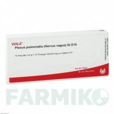 ПЛЕКСУС ПУЛЬМОНАЛИС (PLEXUS PULMONALIS) D 15 ампулы 10x1 мл - Гомеопатия WALA HEILMITTEL