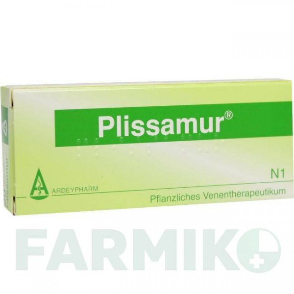 ПЛИССАМУР (PLISSAMUR) драже 20 шт - Плоды конского каштана ARDEYPHARM