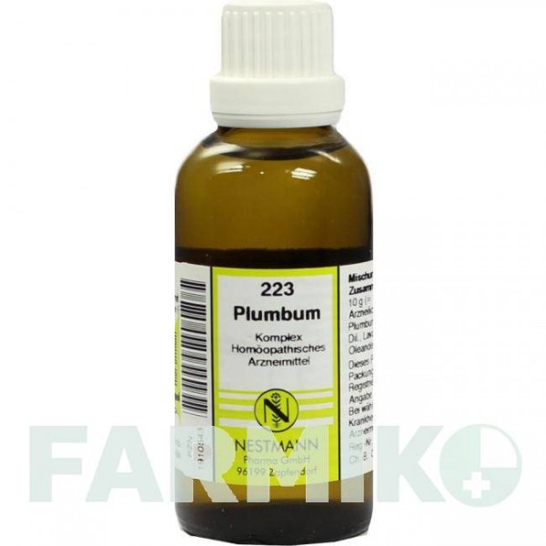 ПЛЮМБУМ КОМПЛЕКС (PLUMBUM KOMPLEX) раствор 50 мл - Гомеопатия NESTMANN PHARMA