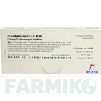ПЛЮМБУМ МЕЛІТУМ (PLUMBUM MELLITUM) D 20 ампули 8x1 мл - Гомеопатія WELEDA