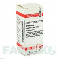 ПЛЮМБУМ МЕТАЛЛИКУМ (PLUMBUM METALLICUM) C 30 глобули 10 г - Гомеопатия DHU