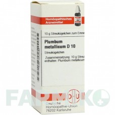 ПЛЮМБУМ МЕТАЛЛИКУМ (PLUMBUM METALLICUM) D 10 глобули 10 г - Гомеопатия DHU