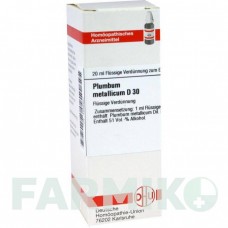 ПЛЮМБУМ МЕТАЛЛИКУМ (PLUMBUM METALLICUM) D 30 раствор 20 мл - Гомеопатия DHU