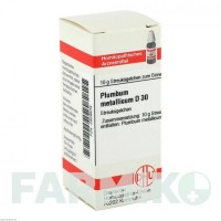 ПЛЮМБУМ МЕТАЛЛИКУМ (PLUMBUM METALLICUM) D 30 глобули 10 г - Гомеопатия DHU