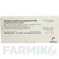 ПЛЮМБУМ МЕТАЛІКУМ (PLUMBUM METALLICUM) D 30 ампули 8x1 мл - Гомеопатія WELEDA