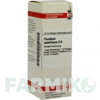 ПЛЮМБУМ МЕТАЛІКУМ (PLUMBUM METALLICUM) D 6 розчин 20 мл - Гомеопатія DHU