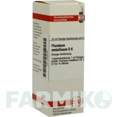 ПЛЮМБУМ МЕТАЛЛИКУМ (PLUMBUM METALLICUM) D 6 раствор 20 мл - Гомеопатия DHU