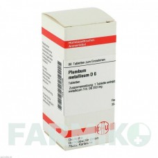 ПЛЮМБУМ МЕТАЛЛИКУМ (PLUMBUM METALLICUM) D 6 таблетки 80 шт - Гомеопатия DHU