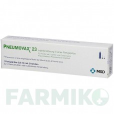 ПНЕВМОВАКС (PNEUMOVAX) раствор 10x0,5 мл - Пневмококковый антиген KOHLPHARMA
