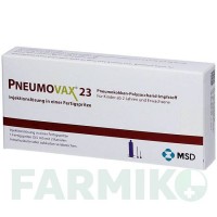ПНЕВМОВАКС (PNEUMOVAX) раствор 10x0,5 мл - Пневмококковый антиген ORIFARM
