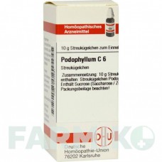 ПОДОФІЛЛУМ (PODOPHYLLUM) C 6 глобули 10 г - Гомеопатія DHU