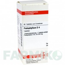 ПОДОФИЛЛУМ (PODOPHYLLUM) D 4 таблетки 80 шт - Гомеопатия DHU