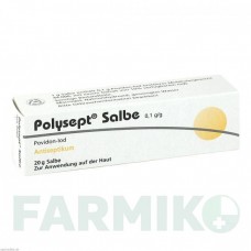 ПОЛИСЕПТ (POLYSEPT) мазь 20 г - Повидон-йод DERMAPHARM