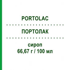 ПОРТОЛАК (PORTOLAC) 66,67 г/100 мл сироп 200 мл - Лактитол ANGELINI