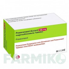 ПОСАКОНАЗОЛ (POSACONAZOL) 100 мг таблетки 24 шт - Позаконазол ACCORD HEALTHCARE