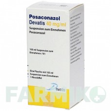 ПОСАКОНАЗОЛ (POSACONAZOL) 40 мг/мл суспензія 105 мл - Позаконазол DEVATIS