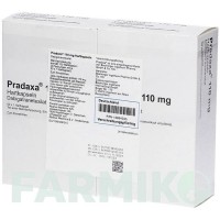 ПРАДАКСА (PRADAXA) 110 мг капсулы 60 шт - Дабигатран этексилат ABACUS MEDICINE