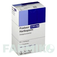 ПРАДАКСА (PRADAXA) 110 мг капсули 60 шт - Дабігатран етексилат BOEHRINGER INGELHEIM