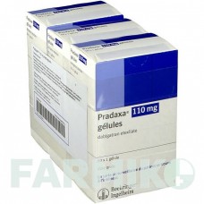 ПРАДАКСА (PRADAXA) 110 мг капсулы 180 шт - Дабигатран этексилат CC PHARMA