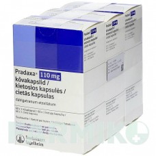 ПРАДАКСА (PRADAXA) 110 мг капсулы 180 шт - Дабигатран этексилат MEDICOPHARM