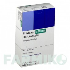 ПРАДАКСА (PRADAXA) 150 мг капсулы 30 шт - Дабигатран этексилат BOEHRINGER INGELHEIM