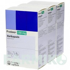 ПРАДАКСА (PRADAXA) 150 мг капсули 180 шт - Дабігатран етексилат EMRA-MED