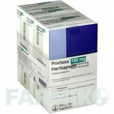 ПРАДАКСА (PRADAXA) 150 мг капсули 180 шт - Дабігатран етексилат KOHLPHARMA