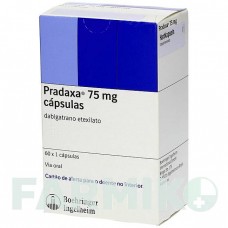 ПРАДАКСА (PRADAXA) 75 мг капсулы 60 шт - Дабигатран этексилат EMRA-MED