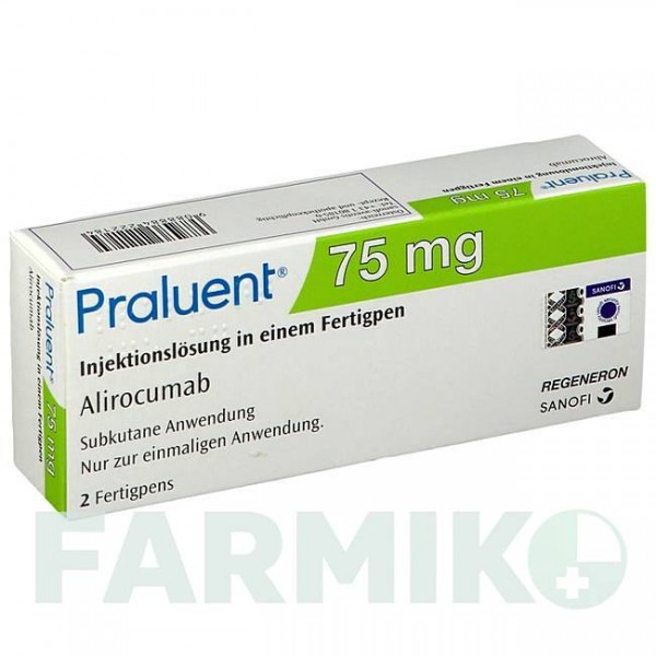 ПРАЛУЕНТ (PRALUENT) 75 мг розчин 2x1 мл - Алірокумаб SANOFI