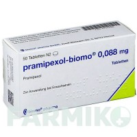 ПРАМИПЕКСОЛ (PRAMIPEXOL) 0,088 мг таблетки 50 шт - Прамипексол BIOMO PHARMA