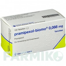 ПРАМІПЕКСОЛ (PRAMIPEXOL) 0,088 мг таблетки 100 шт - Праміпексол BIOMO PHARMA