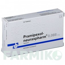 ПРАМІПЕКСОЛ (PRAMIPEXOL) 0,088 мг таблетки 50 шт - Праміпексол NEURAXPHARM