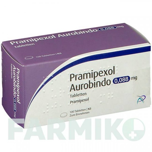 ПРАМІПЕКСОЛ (PRAMIPEXOL) 0,088 мг таблетки 100 шт - Праміпексол PUREN PHARMA