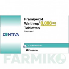 ПРАМІПЕКСОЛ (PRAMIPEXOL) 0,088 мг таблетки 30 шт - Праміпексол ZENTIVA