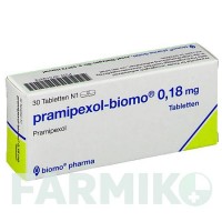 ПРАМІПЕКСОЛ (PRAMIPEXOL) 0,18 мг таблетки 30 шт - Праміпексол BIOMO PHARMA
