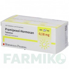 ПРАМІПЕКСОЛ (PRAMIPEXOL) 0,18 мг таблетки 30 шт - Праміпексол HORMOSAN PHARMA