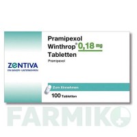 ПРАМІПЕКСОЛ (PRAMIPEXOL) 0,18 мг таблетки 100 шт - Праміпексол ZENTIVA