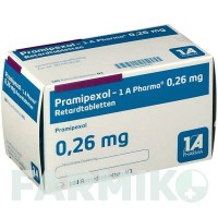 ПРАМІПЕКСОЛ (PRAMIPEXOL) 0,26 мг таблетки 100 шт - Праміпексол 1 A PHARMA