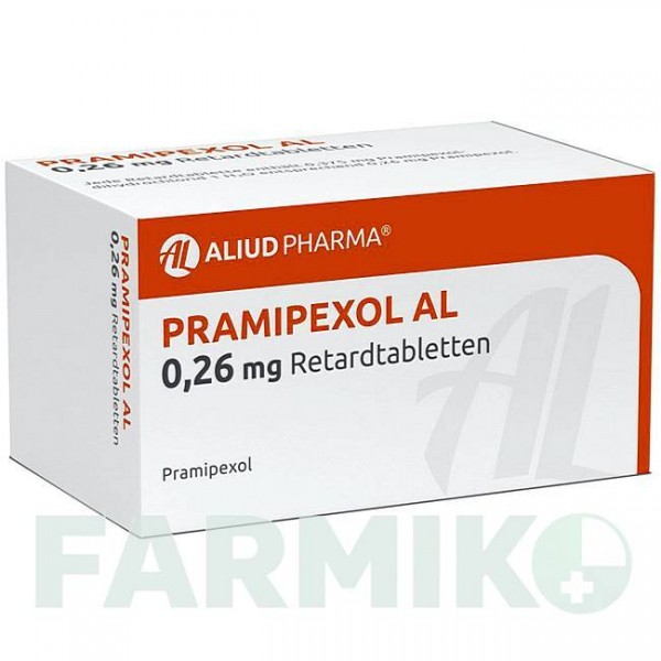 ПРАМИПЕКСОЛ (PRAMIPEXOL) 0,26 мг таблетки 10 шт - Прамипексол ALIUD PHARMA