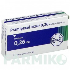 ПРАМИПЕКСОЛ (PRAMIPEXOL) 0,26 мг таблетки 30 шт - Прамипексол HEXAL