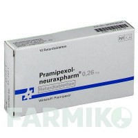 ПРАМИПЕКСОЛ (PRAMIPEXOL) 0,26 мг таблетки 10 шт - Прамипексол NEURAXPHARM