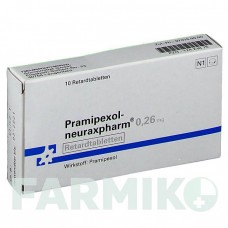 ПРАМИПЕКСОЛ (PRAMIPEXOL) 0,26 мг таблетки 10 шт - Прамипексол NEURAXPHARM