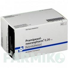 ПРАМИПЕКСОЛ (PRAMIPEXOL) 0,26 мг таблетки 100 шт - Прамипексол NEURAXPHARM