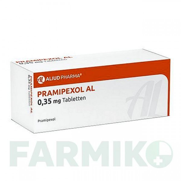 ПРАМІПЕКСОЛ (PRAMIPEXOL) 0,35 мг таблетки 30 шт - Праміпексол ALIUD PHARMA