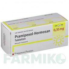 ПРАМІПЕКСОЛ (PRAMIPEXOL) 0,35 мг таблетки 100 шт - Праміпексол HORMOSAN PHARMA