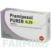 ПРАМІПЕКСОЛ (PRAMIPEXOL) 0,35 мг таблетки 30 шт - Праміпексол PUREN PHARMA