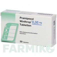 ПРАМИПЕКСОЛ (PRAMIPEXOL) 0,35 мг таблетки 30 шт - Прамипексол ZENTIVA