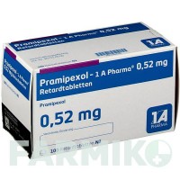 ПРАМІПЕКСОЛ (PRAMIPEXOL) 0,52 мг таблетки 100 шт - Праміпексол 1 A PHARMA