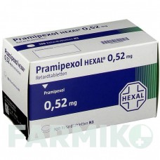 ПРАМІПЕКСОЛ (PRAMIPEXOL) 0,52 мг таблетки 30 шт - Праміпексол HEXAL